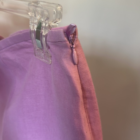 Escada lilac linen set size 40 Jacket size 42 pants - Picture 10 of 11